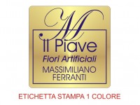 Etichette adesive per fioristi, fiorai e vivaisti (mm 40x40)  (cod.24G)